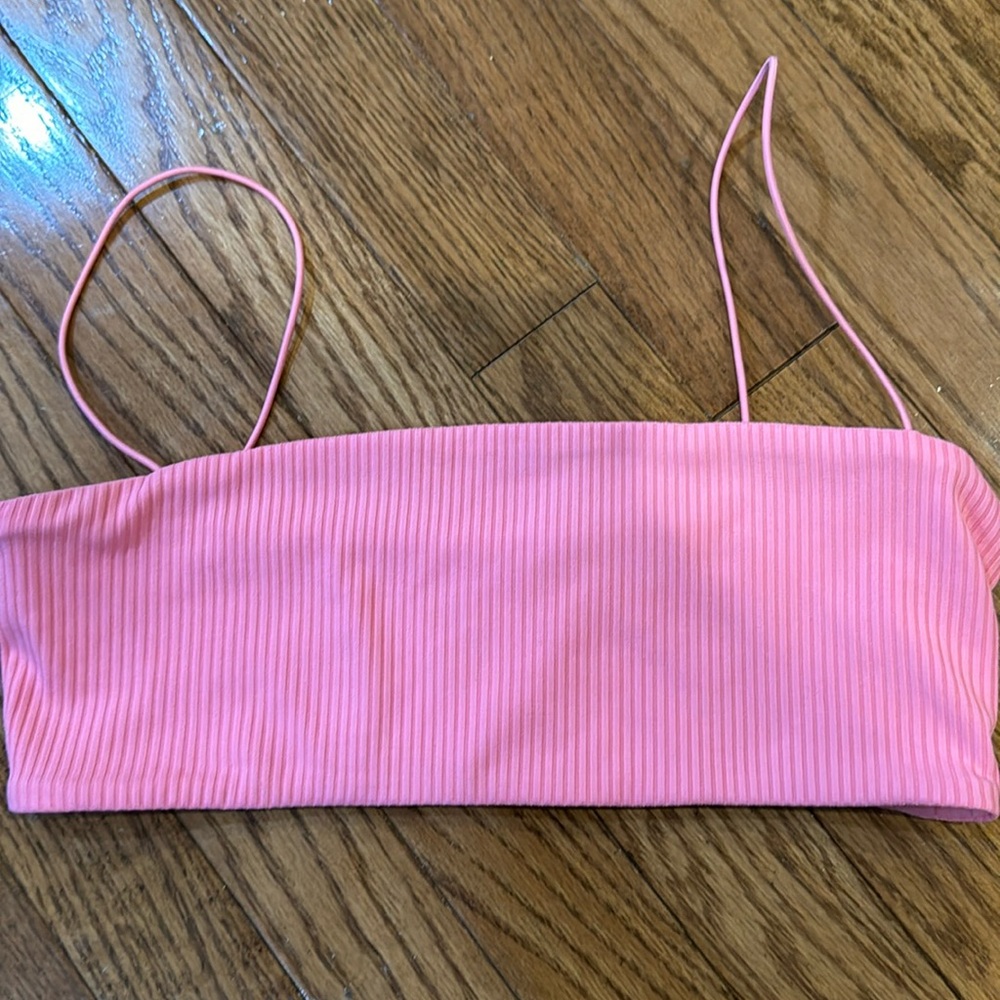 Swim top SUPERDOWN pink size small